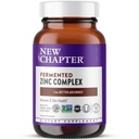 Nyt kapitel Zink supplement, Gæret Zink Complex, One Daily for immun Support + Skin Health, Mineral- Balancing Formel Rich i kobber, Let at synke & Digest, 90 Greve (3 måneders Tilgang)