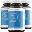 Avanceret muskeltræning supplement for mænd med RipFactor, Zink picolinate, Vitamin D3 & Folate- Muscle Accelerator, nitrogenoxid supplement, Natural Energy Supplement & Muscle Builder - 180 Tæl