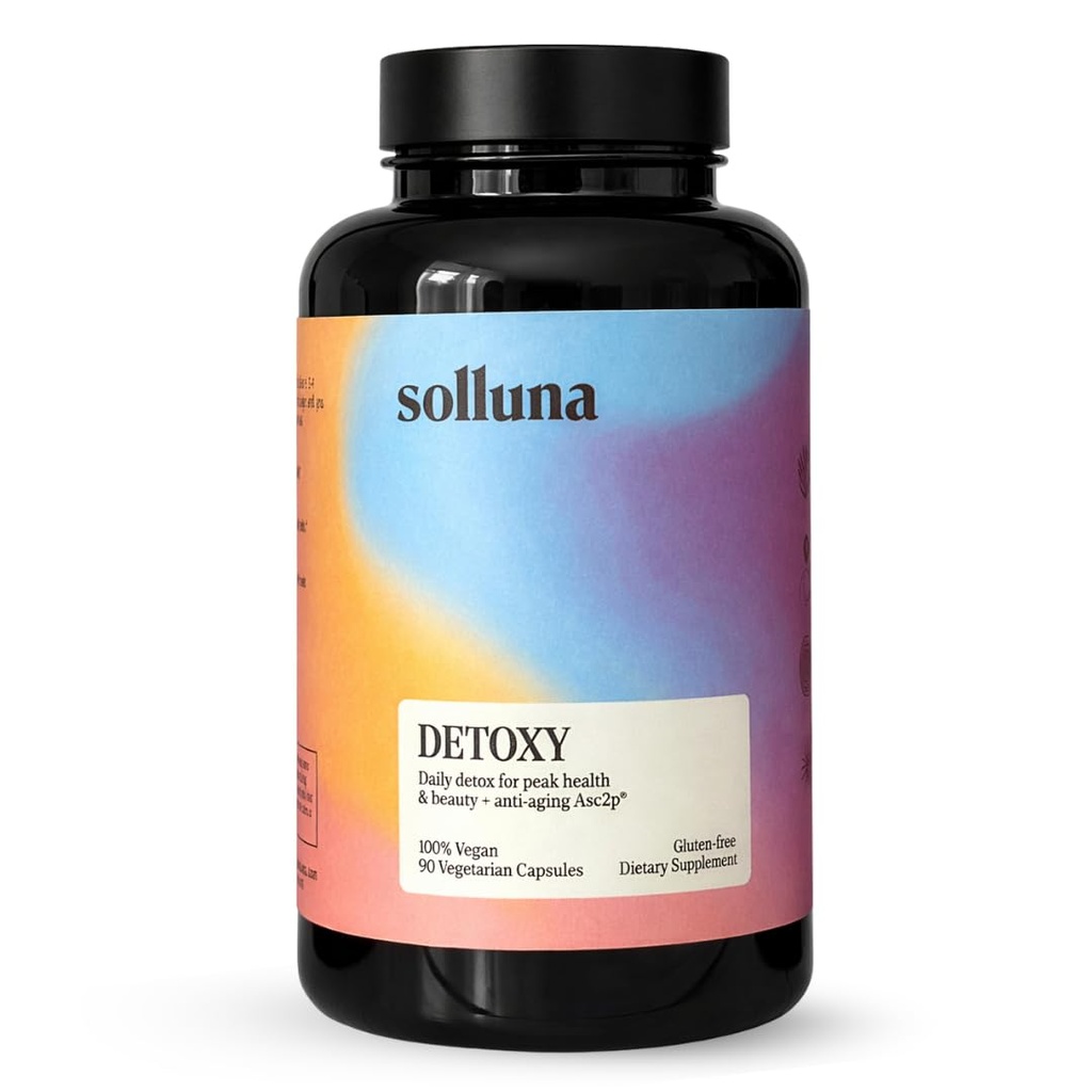 Sollua af Kimberly Snyder Oxygenated Magnesium Colon Cleanse med Asc2P - Detoxification and Bloating Relief - Hurtig fungerende, Non- Laxative Detox til fordøjelsessygdomme (90CT) Vegan & Non- GMO