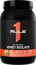 Regel 1 R1 Protein Whey Isolate - med 25g protein & 6g BCAA Eksklusivt fra Isolated & Hydrolyzed Kilder til træning Inddrivelse (2 Pounds *, Vanilla Butter Cake)