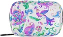 Vandfarve Fugle Paisley Pill Box 7 Dag Pill Case Rejsepose Pill Organizer Bag med lynlås Portable ugentlige sag Kompakt størrelse for Vitamin Supplement Holder