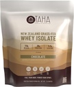 Taha Health & Nutrition Chocolate Whey Protein Isolate Powder, 30g Protein, 7,9 g BCAA, 4,3g Leucin - 124; New Zealand Free- Range, Grass- Fed Dairy - 124; Gluten- Free, Keto, Kosher - 124; 2LB, ~ 24 Servering
