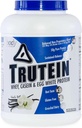 Body Nutrition Trutein High Protein Powder: 45% Whey, 45% Casein, 10% Egg White Protein Shake Mix, Gluten- Free, Lavnatrium, Lavcarb Protein Supplement Pulver til mænd og kvinder, Vanilla Bean, 4lb
