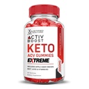 Justified Laboratories Activboost Keto Acv Gummies Extreme 2000MG Active Boost Keto Gummies Apple Cider Vinegar Activ Boost Formuleret med Pomegranate Beet Juice Powder B12 Vegan Non GMO 60 Gummys