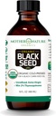 Mother Nature USDA Organic Black Seed Oil – Cold Pressed, Unrefined & Vegan Nigella Sativa, High Thymoquinone (2%+), Omega 3 6 9 for Immune, Joint & Heart Support, Hair & Skin, Non-GMO, 16oz