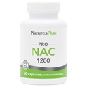 Natures Plus PRO NAC 1200 mg - 60 kapsler - Afgørende for Replenishing Glutathione - Non-GMO, Vegan & Gluten Free - 30 Servere