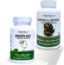Bricker Labs Mind & Motion: fælles sundhed og kognitiv støtte bundle: Omega Cyclo - Mussel Fuld Spectrum Omega fælles støtte og hjerne støtte hukommelse spørgsmål kognitiv støtte supplement,