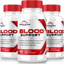 (3 Pack) Hemagenix kapsler, Hemagenix Advanced Blood Support Formel, Alle naturlige supplement til at opretholde sunde niveauer, Ekstra styrke piller for samlet wellness, officielle anmeldelser (180 kapsler)