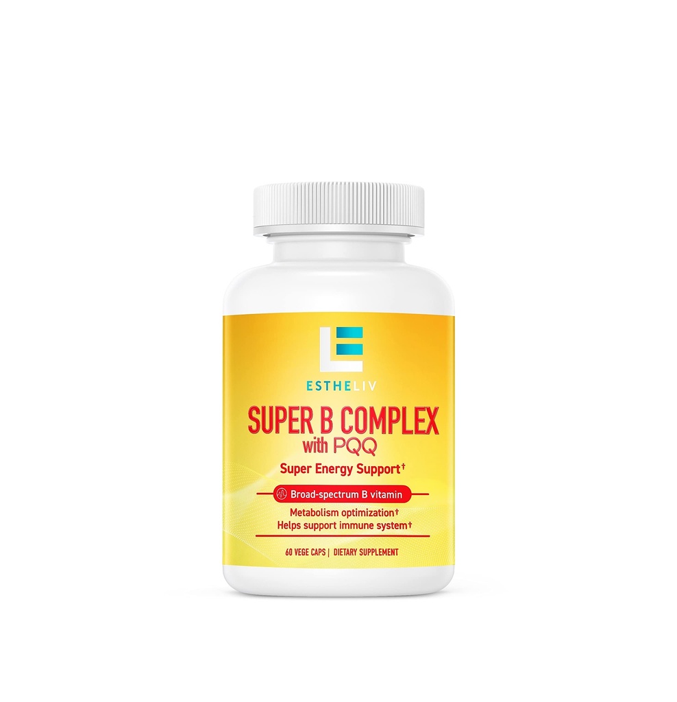 ESTHELIV ® Super B Complex med PQQ - 60 VegeCaps