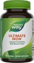 Nature’s Way Ultimate Iron, Supports Healthy Red Blood Cells,* Supports Cellular Energy Production*, 50 mg per 2-Softgel Serving, Gluten-Free, 90 Softgels (Packaging May Vary)