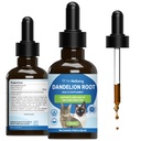 Pet Wellbeing Mælkebøtte til katte - Lever og hjerte sundhed, fordøjelsesfunktion, blodsukker støtte, Certificeret Organisk - Veterinarian- Formuleret urtesupplement 2 oz (59 ml)