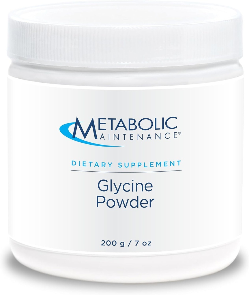 Metabolisk vedligeholdelse Glycin pulver, 200g - rolig støtte, lever afgiftning, fælles sundhed & kollagen produktion - Aminosyre supplement