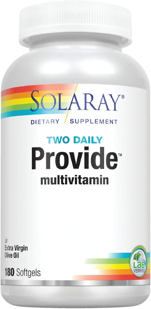 SOLARAY Give Multivitaminværdi 124; To daglige doser 124; 180 CT