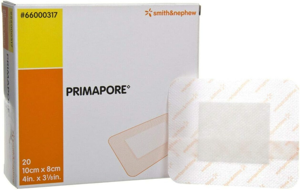 Primapore Dressing 4 x 3,125 in. / Æske med 20