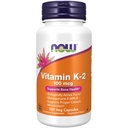 Now Foods Supplements, Vitamin K-2 100 mcg, Menaquinone-4 (MK-4), Understøtter Bone Health *, 100 Veg Kapsler