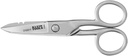 Klein Tools 2100-9 Rustfrit stål Elektrician Saks, Lavet i USA, 5.25 -Tommer Free- Fall Snips, Stripping Notches, Non- Klip Serrated Blade