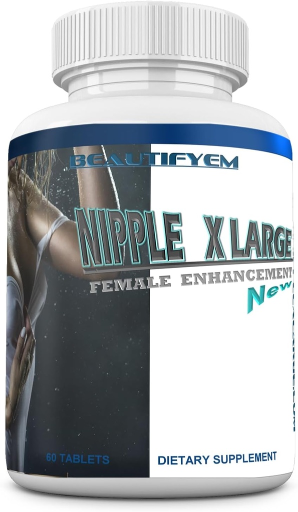 Nipple X- Large Get Bigger, Fuller, Firmer Nipples og Buede Bryster. Nipple og Breast udvidelsen supplement. 60 tabletter