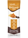 Life Extension Wellness Bar (Peanut Butter Chocolate Chip) - 16 g Protein, 8 g Fiber, 3 g Sukker - Cacao Chocolate Chips, Whey Protein Isolate Blend - Snack Bars, Gluten- Free - Individuelt