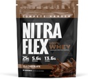 GAT SPORT Nitraflex Mælk Chokolade Whey Protein Powder, GLP1 Support, BCAA 's, EAA, til inddrivelse, Mænd & Kvinder, 2lbs