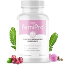 Femipro Bregen Control Kosttilskud til kvinder & mænd, Natural Herb & Probiotic Blend, Understøtter Urinary Tract Health & Microbiome Balance