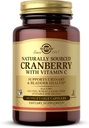 Solgar Cranberry med C-vitamin - 60 Vegetabilske kapsler - Understøtter urinary & Brege Sundhed - Non-GMO, Vegan, Kosher, Gluten Free - 60 Servere