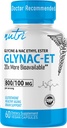 GlyNAC- ET NAC Supplement N- Acetyl Cystein Ethyl Ester - 20x Mere Biotilgængelig Than GlyNAC - Glycin & N- acetylcystein Ethyl Ester Anti Aging Supplement, Boost Glutathion (60 kapsler)