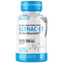 GlyNAC- ET NAC Supplement N- Acetyl Cystein Ethyl Ester - 20x Mere Biotilgængelig Than GlyNAC - Glycin & N- acetylcystein Ethyl Ester Anti Aging Supplement, Boost Glutathion (60 kapsler)