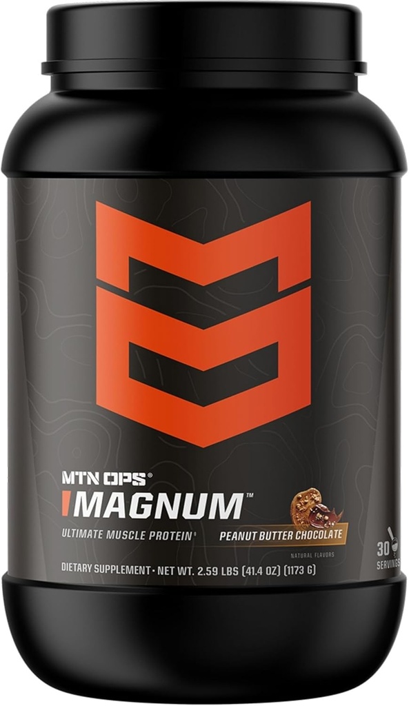 MTN OPS Magnum 100% Whey Isolate Protein Powder - 32 Servering, Jordnøddesmør Chokolade