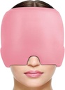 Migræne Hovedpine Relief Cap, Migræne Relief Cap Hot & Cold Therapy Hat Mask Odorless Migræne Hovedpine Hat for Puffy Eyes Hover Tension Sinus & Stress Relief