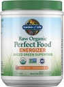 Have of Life Raw Organic Perfect Food Energizer Juiced Green Superfood Powder - Yerba Mate Pomegranate, 30 Servering, Green Superfood Powder & Probiotika, Gluten Free Whole Food Green Kosttilskud