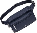 Baggallini Securitex Anti- Theft Belt Fanny Pack til kvinder RFID tegnebog Locking Zipper- Travel Bag Crossbody Purse