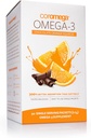 Coromega Omega 3 Fish Oil Supplement, 650mg Omega- 3s med 3X bedre Absorption End Softels, Chokolade Orange Flavor, 90 Single Serve Squeeze Pakninger