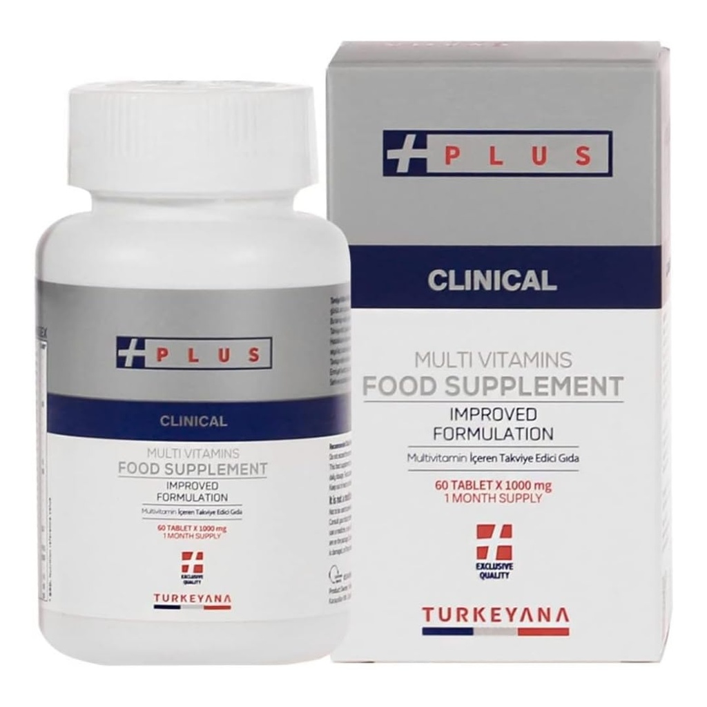 Turkeyana Plus Advanced Hår Nutritional Multivitamin 1 Måned tillæg - Klinisk støtte til hårvækst, styrke og vitalitet med biotin, Saw Palmetto, naturlige ekstrakter - fremmer hud og negle