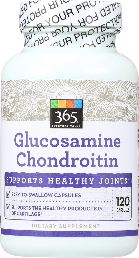 365 af Whole Foods Market, Glucosamin Chondroitin, 120 Greve