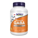 Now Foods Supplements, GABA (Gamma- Aminosmørsyre), Neurotransmitter Support *, Orange Flavor, 90 Chewables
