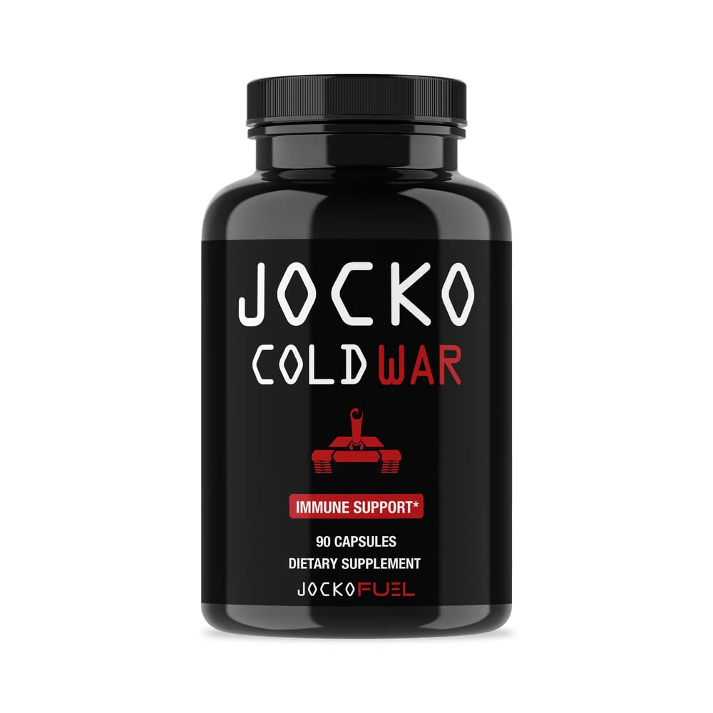 Jocko Fuel Immunitet Support - Elderberry med zink & C-vitamin til voksne - Immunforsvar med C-vitamin, D3, Superfoods, Urter, & Minerals (90 kapsler)