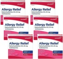 Leader Antihistamin Allergi Relief Diphenhydramin HCl, 25mg Mini Tablets, 24 Count Pack of 6
