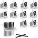 (80 Pcs) Cerustrup Wax Guard Filtre for Høreudstyr Supplies for Phonak, Høreapparat Wax Filtre Opstår, Widex og Unitron, Høremidler Erstatningsdele Rengøring Kit Tilbehør Tool (10 pakker)