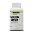 Nutrabio Magnesiumsupplement, Magnesiumglycinat til søvn, Biglycinat, D- Magnesiummalat, Muskel & Nerve Support, til mænd og kvinder, 120 Vegetabilske kapsler