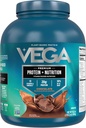 Vega Protein + Nutrition - 20g Plant- baseret Pea Protein, Chokolade, 30 Servering, Vegan Keto Superfood, Antioxidant- Rich, Gluten Free, Dairy Free, Low Carb, 2.4lbs (Packaging May Vary)