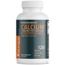 Bronson Calcium 1200mg Per servering Plus D3- vitamin 1000 IE højpotens Formel, non- GMO, 120 tabletter