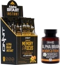 ONNIT Nootrop Stack - Alpha Brain Kapsler (30ct) + Alpha Brain Instant - Natural Peach (30ct)