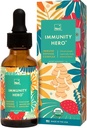 Ned Immunity Hero ™ - Økologisk, Urteimmune Support for voksne - Immunbooster med Echinacea og Astralagus
