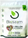 Blossom SuperGreens Probiotika - fordøjelsesenzymer med Pre / ProBiotics for Bloating Relief - 30 + SuperGreens & SuperReds til Boost Energy-Organic, Gluten- Free, No Fiber, 0g Sukker (Lemon Citrus)