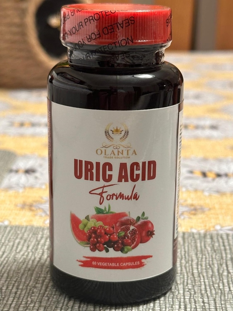 URIC Acid Cleanse Formel - vand retention Relief, vand væk kapsler, Diuretic Pills til vand retention, Selleri frø ekstrakt, urinsyre opløsning, mælk tidsel, gurkemeje - 1 flaske 60 kapsler