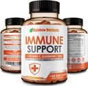 10 i 1 Immunitet Support (No Fillers) Name 124; C-vitamin, Zink, Elderberry, Echinacea, Gurkemeje, Probiotics