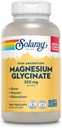 Solaray Magnesium Glycinat, Ny & forbedret Fuldt Chelated Bisglycinat med BioPerine, Høj Absorption Formel, Stress, Knogler, Muskel & Afslapning Support, 60 Dag Garanti, 60 Servering, 240 VegCaps