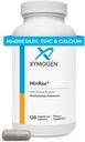 XYMOGEN Calcium, Magnesium Zink MinRex Multi- Mineral Kosttilskud - med jod, Selen og Potasium til støtte Mineral Repletion + Sports Nutrition (120 Soja, Gluten og Dairy- Gratis Kapsler)