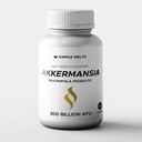 GLP-1 Supplement – 300 Billion AFU Akkermansia Muciniphila Probiotic + Prebiotics & Organic Berry Extracts – Gut Lining, Digestion, Metabolism – 120 Capsules for Women & Men