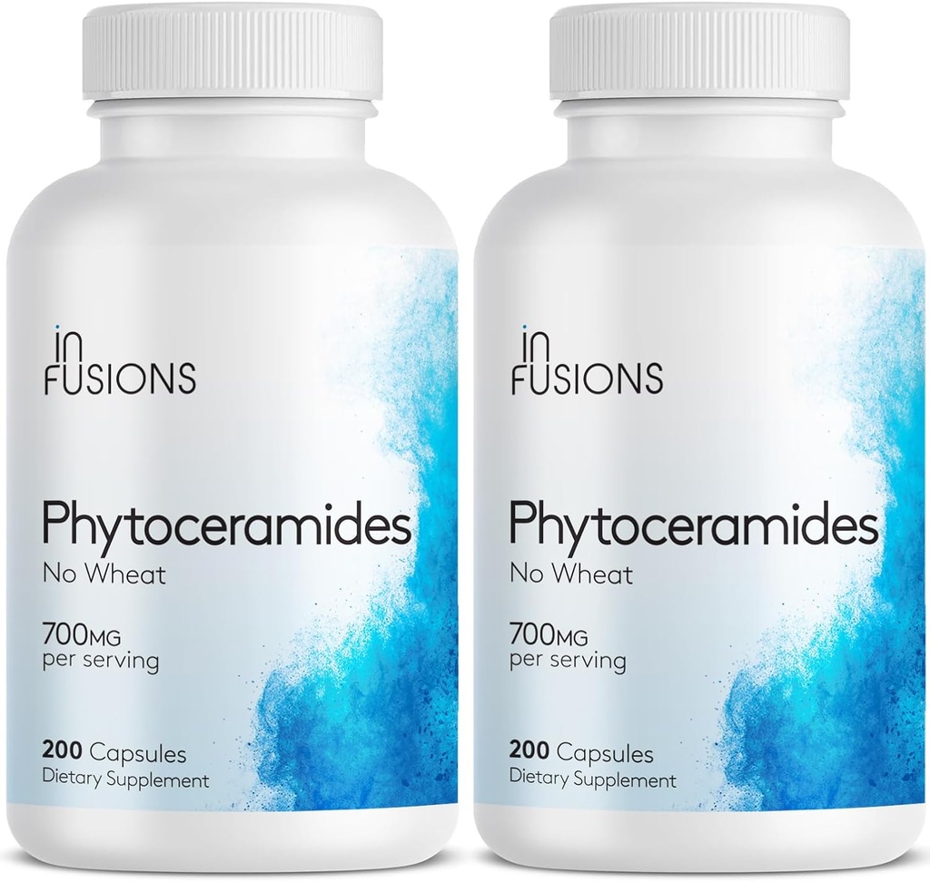 Phytoceramider 200 Kapsler Hudreparation Foryngelse Anti- Aging Support Plante-afledte Ceramider 700mg Gluten Free Non- GMO (2)